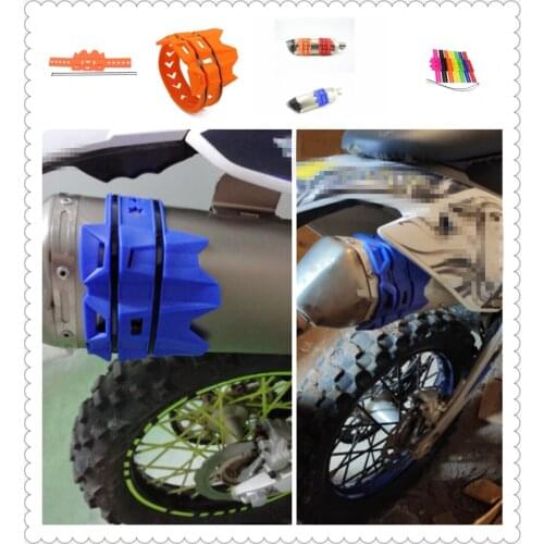 Off-road motorcycle accessories Silencer silicone protective sleeve for YAMAHA SPRINT GT RS ST RS TWIN THRUXTON R Steve McQueen