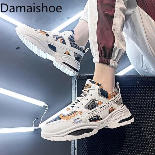 Mens Shoes 2021 New Fashionable Spring White Shoes Korean Trendy All-Matching Sports Casual Borad Shoes High-Top Tide Shoes Men