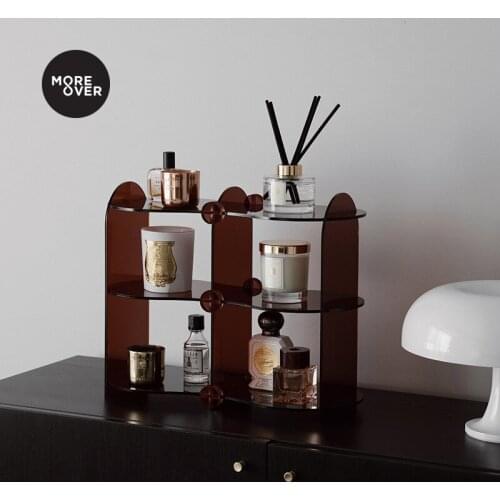 Home Furnishings Acrylic Storage Rack Multifunctional Kitchen Tableware Desktop Accessories Decoration Finishing Cup Rack