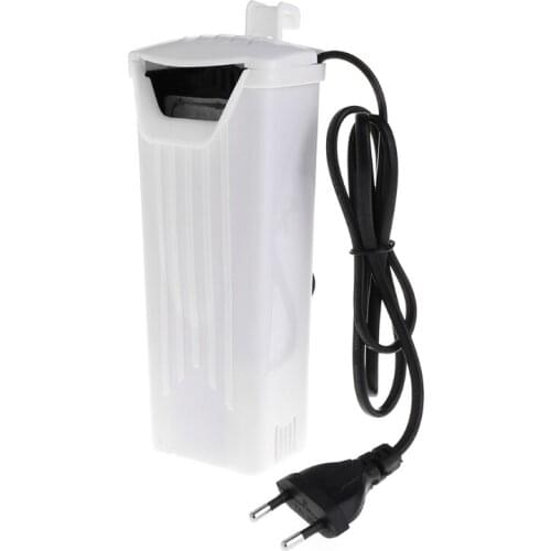 Waterfall Aquarium Turtle Fish Tank Oxygen Pump Built-In Low Water Level Filter