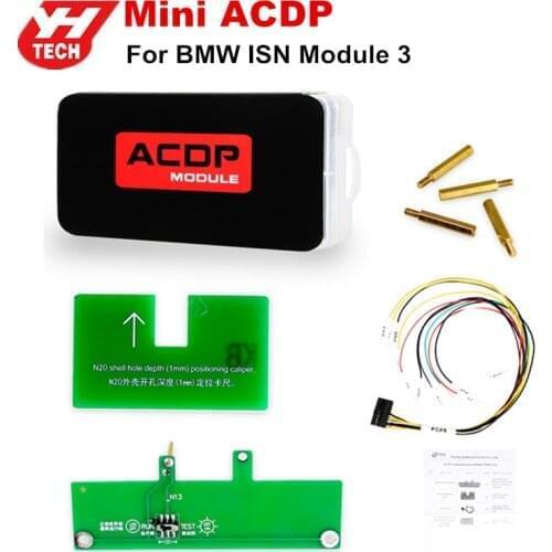 Yanhua Mini ACDP For BMW ISN Module 3 Read Write for BMW DME ISN Code by OBD All Key Lost No Need Soldering with A50B A50D A50E