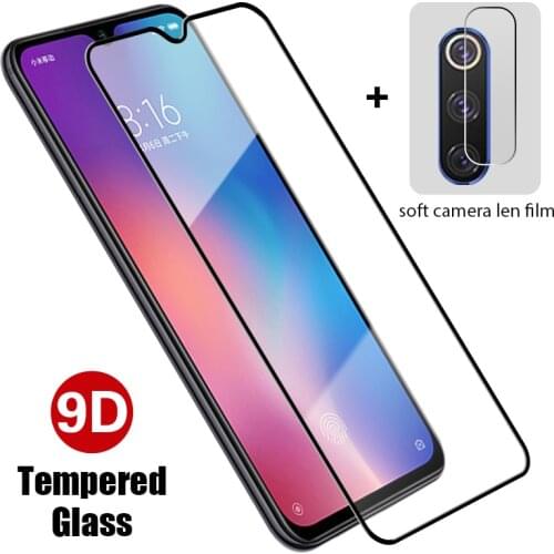 2IN1 Full Cover Glass for Redmi 9 9T 9C NFC 9A 9AT K30 Camera Len Film Screen Protector for Xiaomi Redmi Note 9 Pro 9T 9S