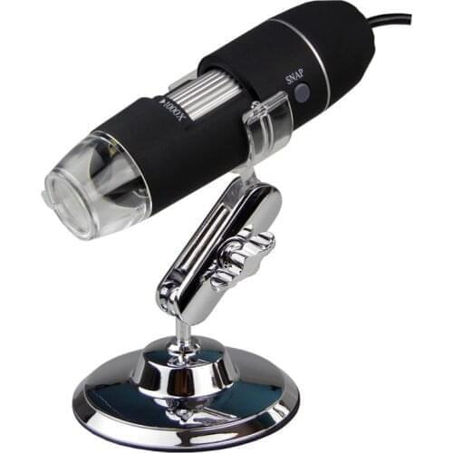 1000x HD Digital Endoscope Camera Microscopes 500X 800X Electronic Microscope 8*LED CMOS Sensor Stand Optical Loupes Magnifier