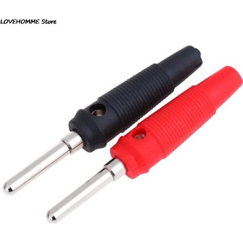 4pcs Banana Plug Audio Speaker Connectors Amplifier Speaker Binding Post 4mm Banana Jack Plug For Cable Terminals