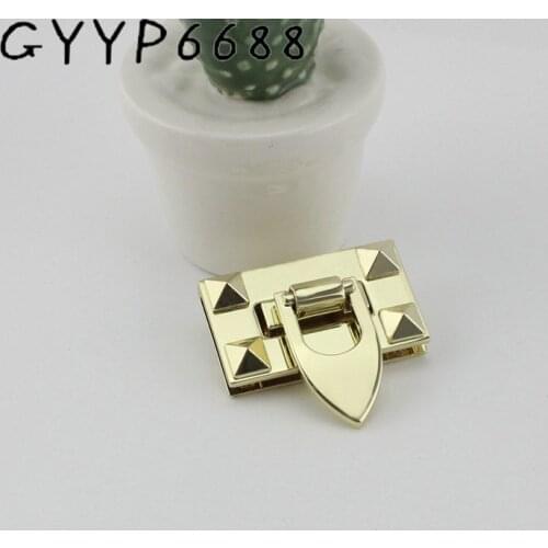 5sets 3 colors Twist lock bag accessories DIY buckle handbag hardware hand twist lock accessories