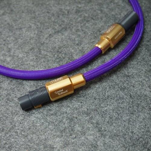 Limited Edition - 2 LE-2 Audiophile Balanced Hifi Audio XLR Cable Coaxial Interconnect Cable - 1.5M