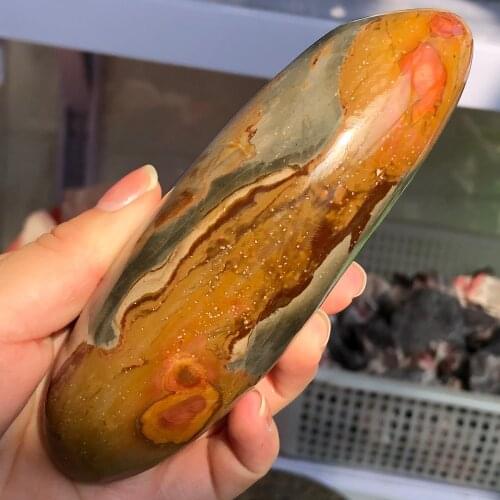 Natural Ocean Jasper Irregular massage stick Shaped Gemstones crystal Stones Healing Decoration Lucky