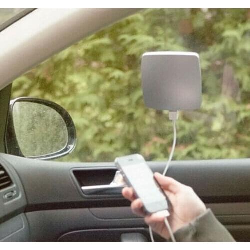Window Square Sticker Traveling Solar Panel USB Phone Tablet Charger 1300mA 5V