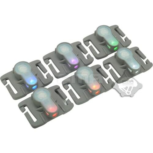 FMA Paintball MOLLE System LED Signal Strobe for DEVGRU Vest 6 Colors Light 2PCS