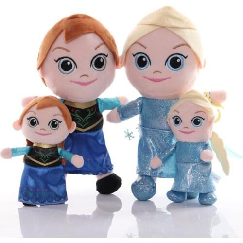 15-25CM Disney Movie Frozen Plush Toy Princess Elsa Anna Dolls Soft Stuffed Toys For Children Gift
