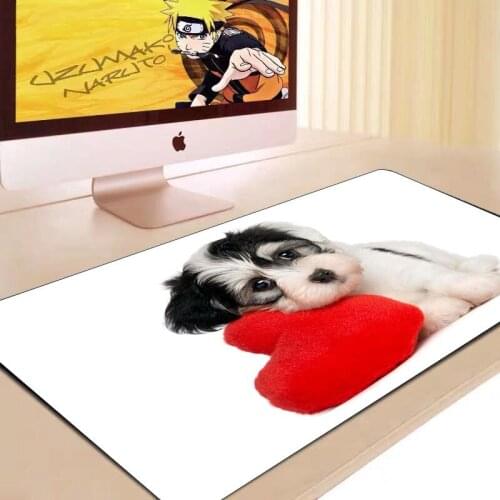 Mairuige Animal Puppy Computer Game Player Mouse Pad XXL Non-slip Mouse Pad Keyboard Table Mat Suitable for Keyboard Peripherals