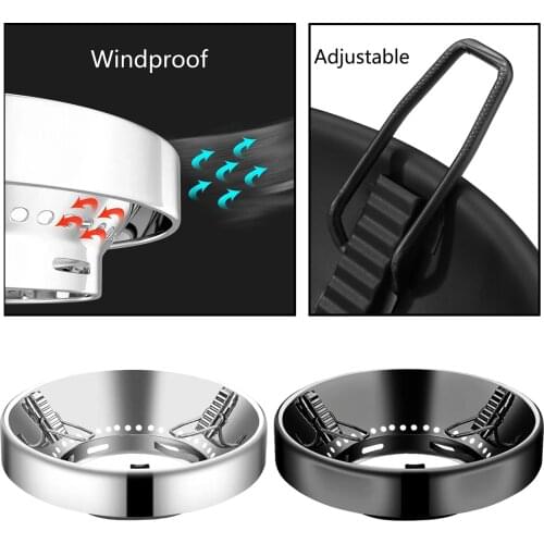 Round Energy Saving Stove Windshield Fire Reflection Cover Heat Resistant