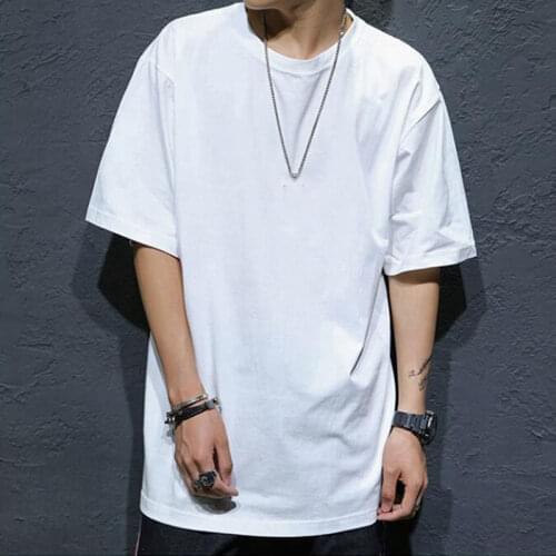 Summer T-shirt men Hip hop tees short sleeve bf style cool high street plus size 7XL 8XL 9XL 10XL 12XL tops green 58 60 62 64 66