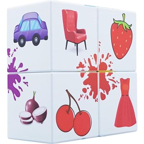 KUPSS Magnetic Block Puzzle (Colors and Objects)