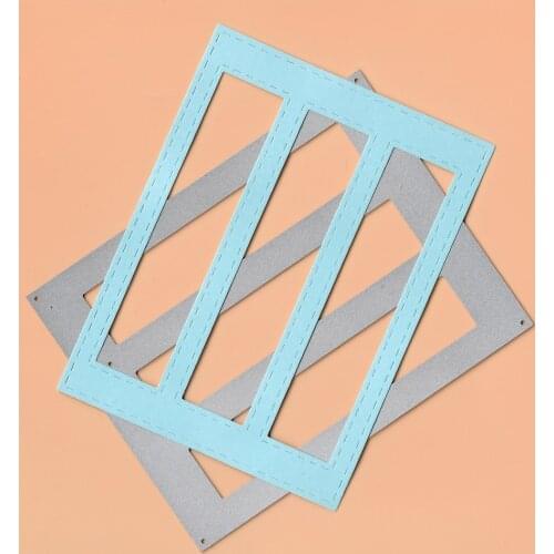 Metal Cutting Dies Dotted frame Stencil DIY Scrapbooking Album Paper Card Decoration Crafts Embossing New Dies for 2019