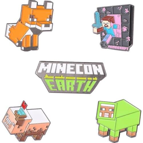 Cartoons Anime Enamel Badges Fashion Cute Lapel Pins Women Decorative Large Brooches For Clothes Gothic Style Hijab Pins Brooch