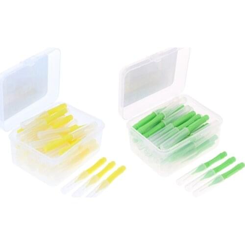 80 Counts Soft Inter Brushes Tooth Brush Cleaner Plaque Removal