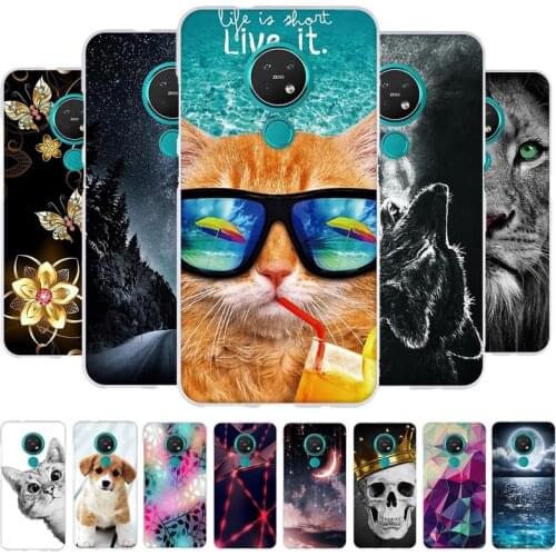 6.3'' Soft Silicone Case For Nokia 7.2 Case Soft TPU Fundas Phone Case For Nokia 6.2 Nokia6.2 Case Back Cover Shell