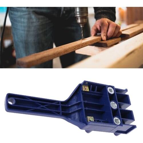 Handheld Woodworking Doweling Jig Drill Guide Wood Dowel Drilling Hole Saw Accessories Template Wood Drilling Dowelling Accesso