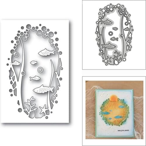 New Underwater World Fish Animal 2020 Metal Cutting Dies for Scrapbooking Decoration and Card Making Embossing Craft No Stamps