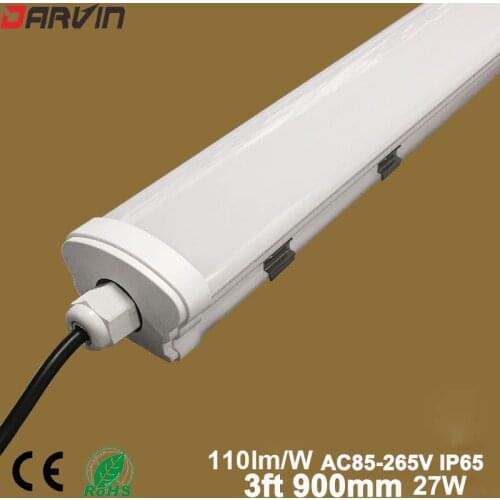 NEW STYLE. 3ft 900m Led Tube Waterproof IP65 Ceiling Wall Lamp Tri-proof Tube Light For underground, Cold Warehouse Lighting