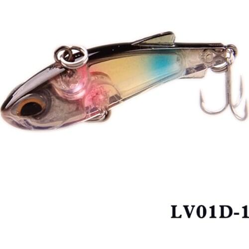 Lutac Wholesale VIB Hard Lure 40mm 4.2g VMC Hook ABS Plastic Bait Sinking Long Casting Fishing Tackle