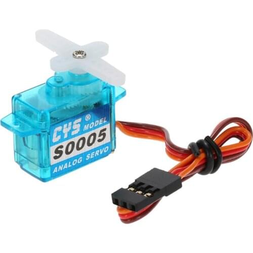 CYSModel S0005 5g Micro Plastic Gear Analog Standard Servo for RC Airplane Fixed-Wing Helicopter Drones