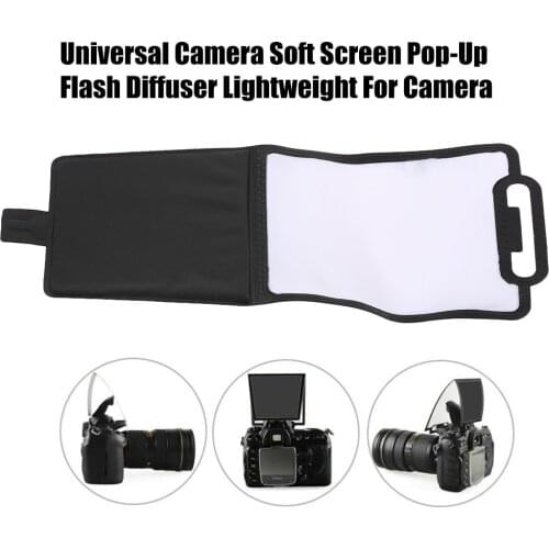 Universal Camera Soft Screen Pop-Up Flash Diffuser Super Lightweight Soft Screen Pop-Up Flash Diffuser For Camera