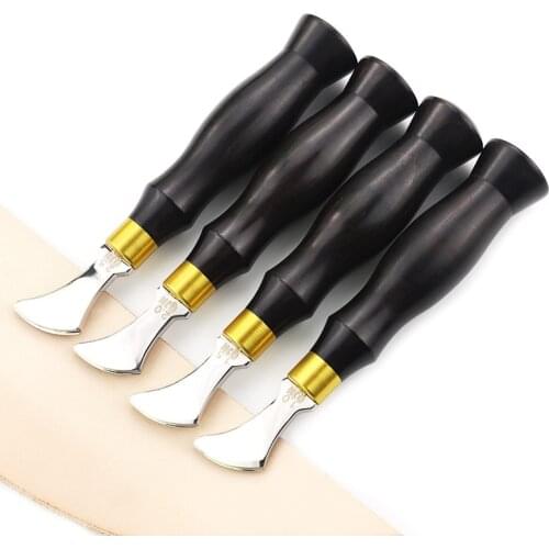 Leather Edge Creaser Stainless Steel Shallow Slot Edge Lineer Pressure Edge Device Trimmer Crimping Leather Tools 1/1.5/2/2.5mm