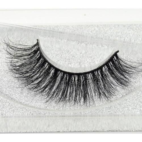 Visofree 3D Real Mink lashes Invisible band lashes Hand Made Full Strip lashes Thick winged lashes transparent band ciliosos D06