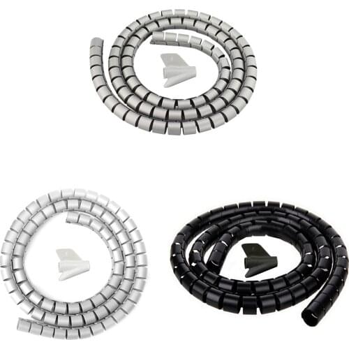 Waterproof Cable Cover Electric Wires Universal Plastic Protective Cover Cable Shield Cord Management Kit for Home