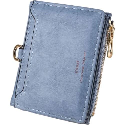 WM53 New Women Leather Pattern Coin Purse Passcard Short Wallet Pockets Note Compartment Passcard Card Holder Wallet Bag