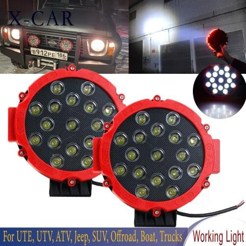 X-CAR LED 8,000lm off-road work light IP67 waterproof car light with good heat dissipation effect and easy installation