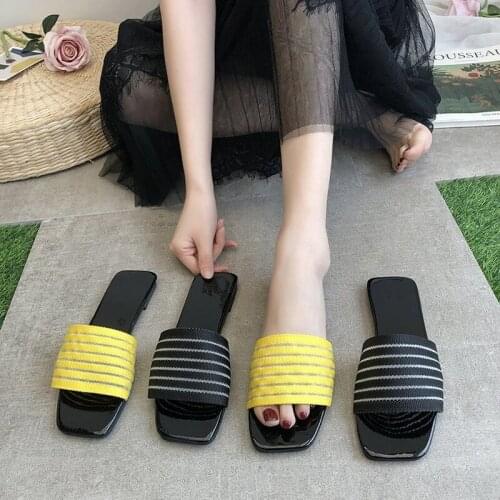 Women Slipper 2021 Summer Fashion Simplicity Open Toes Best-selling Flat Sandal High Quality Casual Solid Color Women Shoes