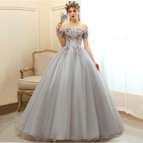 2020 New The Quinceanera Dresses Vintage Off The Shoulder Lace Embroidery Vestidos 15 Anos Party Prom Quinceanera Ball Gown
