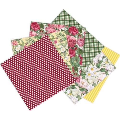 12Pcs/Lot Red Square Retro Material Papers DIY Scrapbooking Album Diary Gift Decorative Paper Scrapbooking Paper