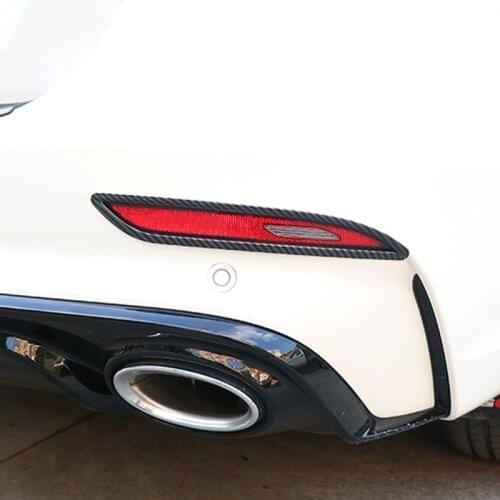 2pcs for MG6 2020-2021 Rear fog lamp Decorative frame