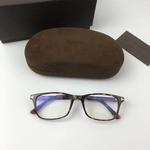 2021 Fashionable Rectangle Vintage Prescription Glasses Frame for Men and Women TF5584 Transparent Eyeglasses lunette homme vue