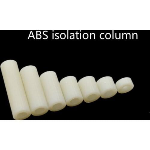 50PCS M3-M8 Insulated Column Plastic Sleeve ABS Cushion High Column Washer Pillar Spacer Nelon Tube Isolation Washer,Pipe