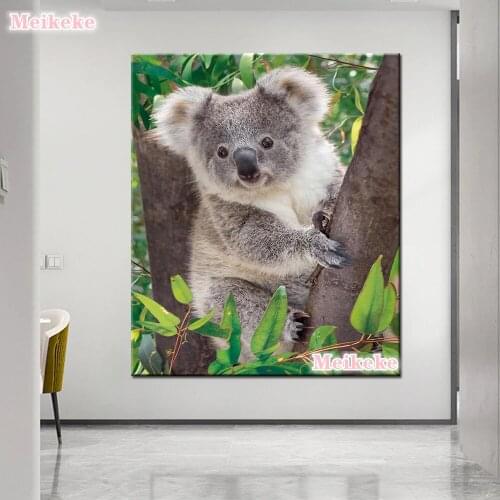 Full diamond embroidery “Cute koala on the tree” diamond painting cross stitch diy diamond painting hobi mosaic painti