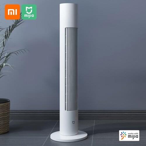 Xiaomi Mijia Bladeless Tower Fan BPTS01DM DC Frequency Conversion Summer Cooling Air Conditioner Cooler for Home Office Desk Fan