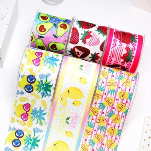 Free shipping 50 yard per size Mexico Flower Ribbons printed grosgrain ribbon 49321