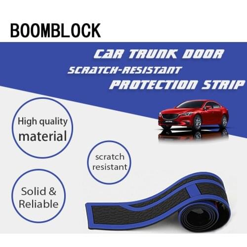 BOOMBLOCK Rubber Car Trunk Anti-collision Stickers For VW Polo Golf 4 5 Passat Hyundai Tucson Solaris Ix35 Mitsubishi ASX