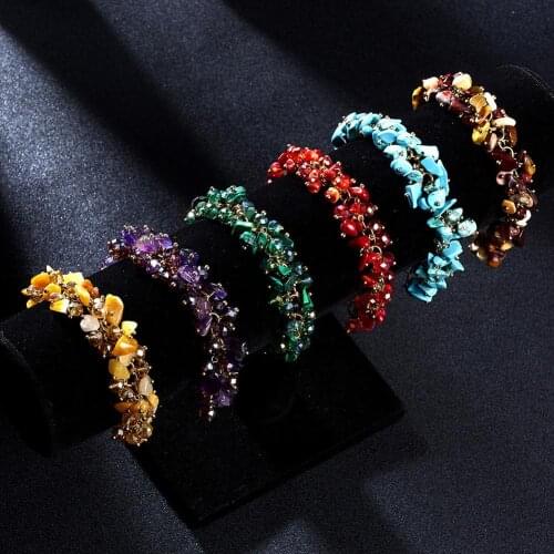 Natural Stone Irregular Shape Freeform Chip Bead Pink Quartz Amethysts Agates For Jewelry Making DIY Bracelet Holiday Gift