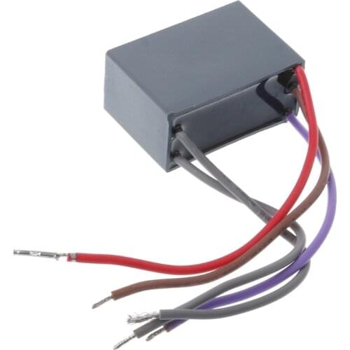 CBB61 Ceiling Fan Capacitor 4.5uf+6uf+6uf 5 Wire 250V 5 Speed Starting Capacitor New