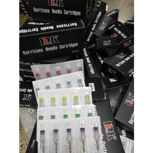 40 pcs RM Cartouche D'aiguilles De Tatouage Liner Shader Magnum Tattoo Supply compatible avec Cartouche Machine Grip De Tatouage