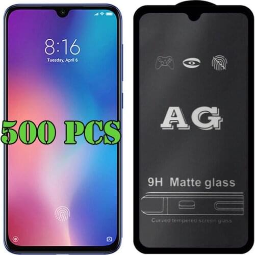 500pcs AG Matte Tempered Glass Flim Cover Screen Protector For Samsung Galaxy S21 Plus S20 FE A01S A02S A03S A21S A31S A51S A71S