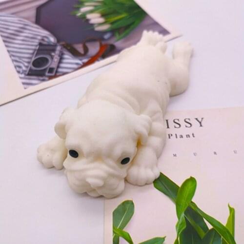 Fashion Venting Stress Relief Toy Novelty Practical Jokes Squeezing Toy Dog for Kids Friends LBV