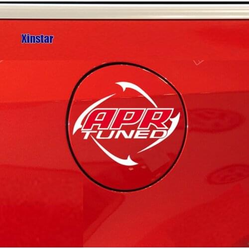 APR car tank cap sticker for Volkswagen CC Passat Golf 6 Golf7 Audi A4 A6 mk6 mk7 r20 r32 r36 GTI