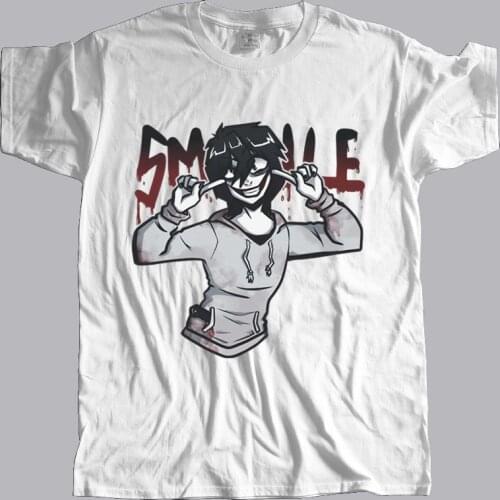 New arrived men t-shirt summer cotton T-Shirt Jeff The Killer Direct from Stockist many color tops fashion unisex tees